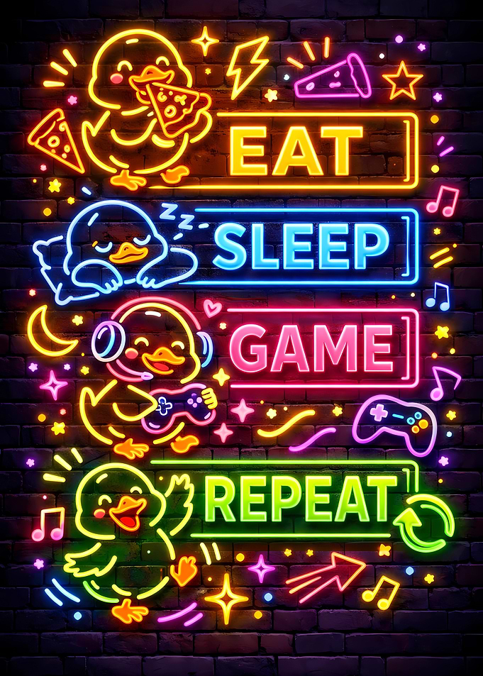 Cute Duck Neon Sign