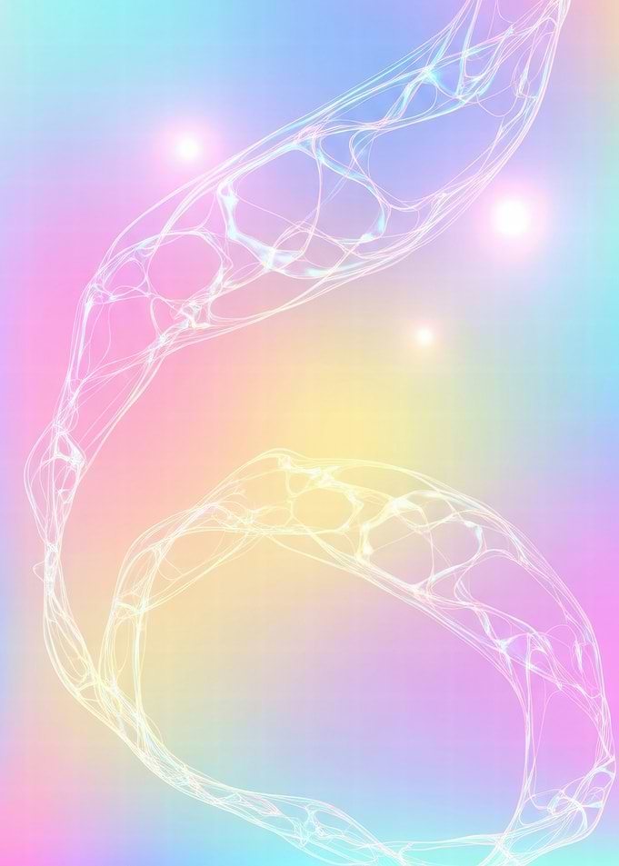Abstract Swirling Light Forms