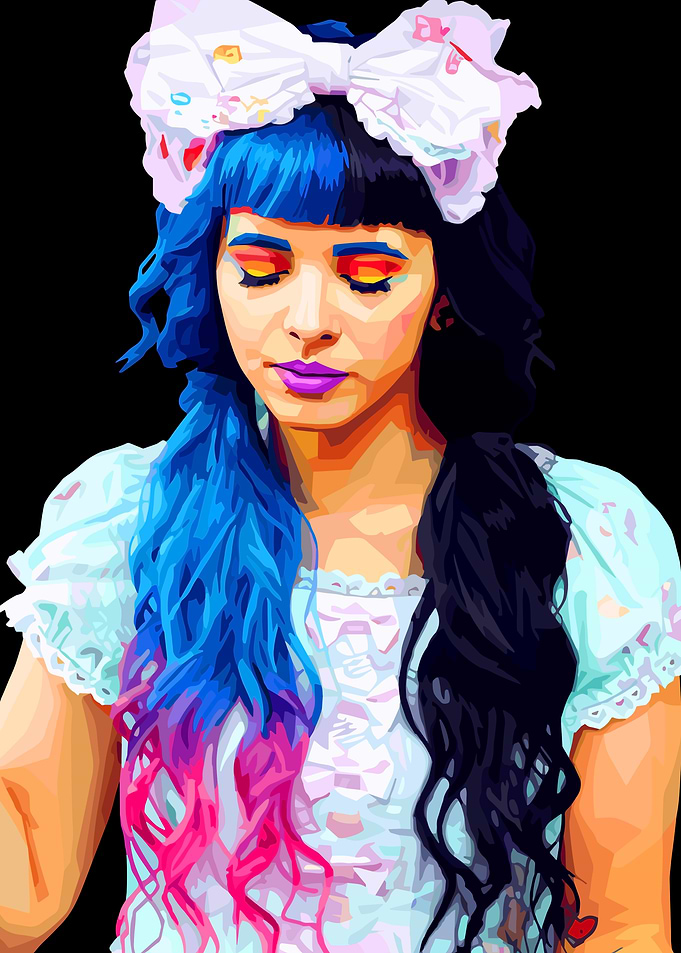 Melanie Martinez Pop Art Portrait