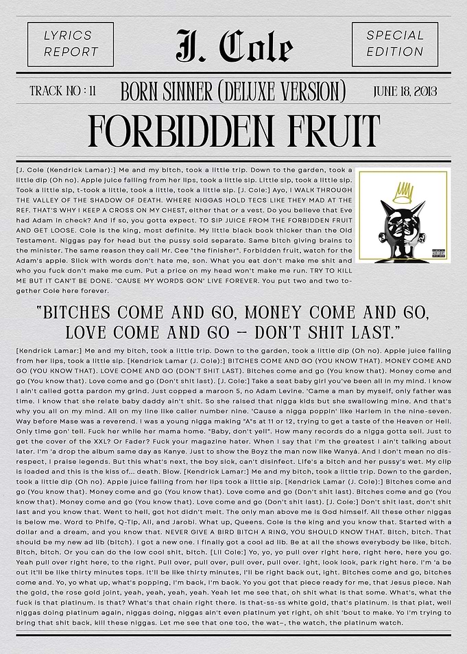 J. Cole Forbidden Fruit