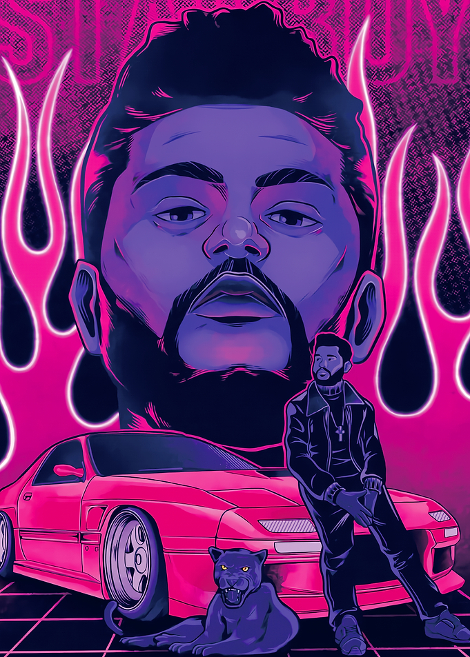 The Weeknd Starboy Art