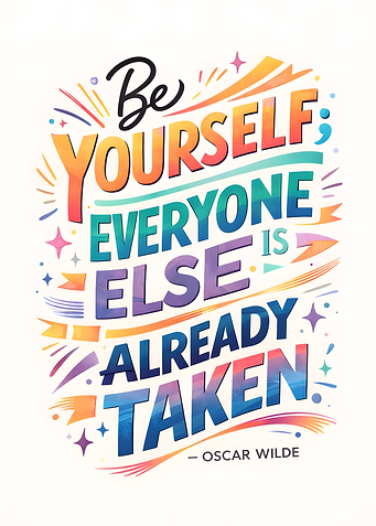 Be Yourself Quote Art