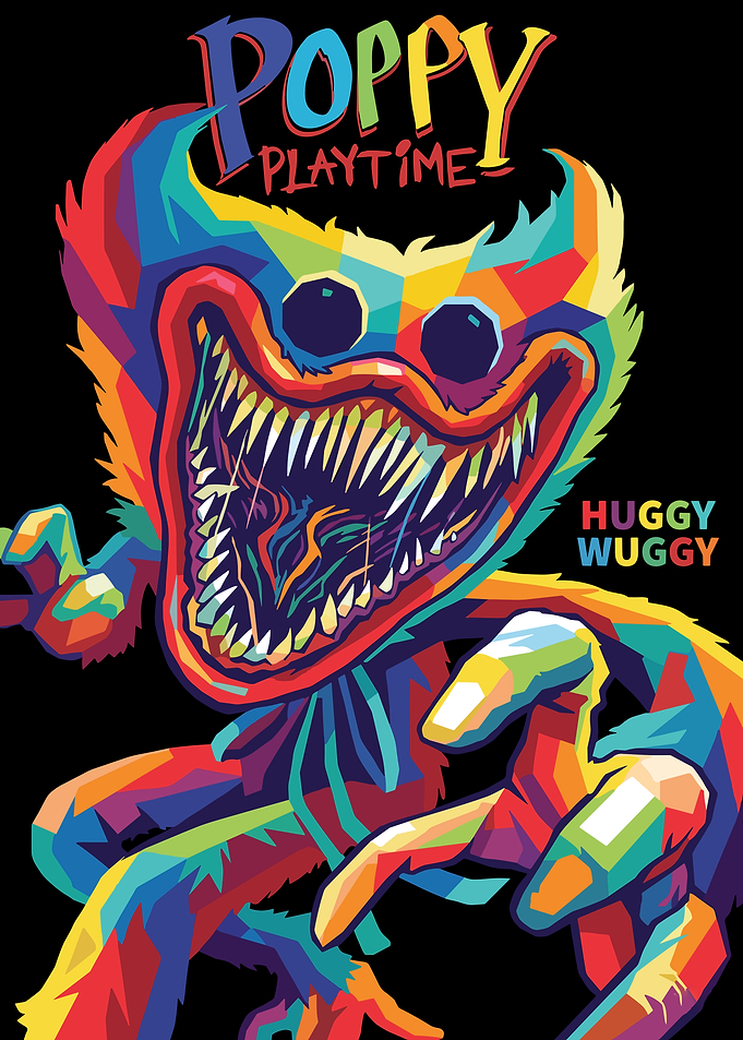 Poppy Playtime Huggy Wuggy Pop Art