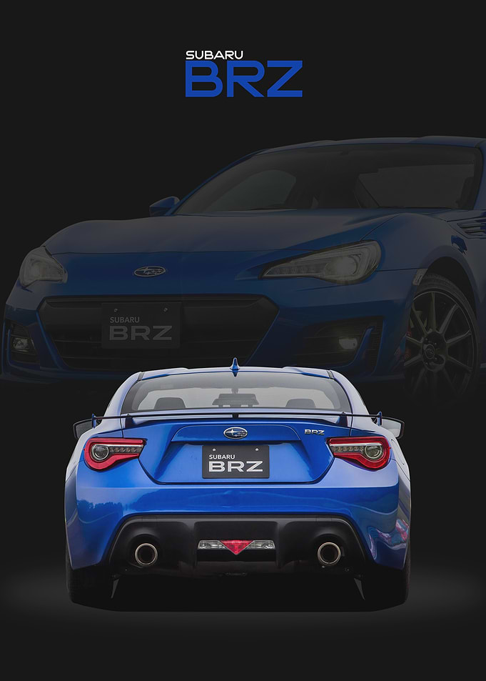 Subaru BRZ Rear View