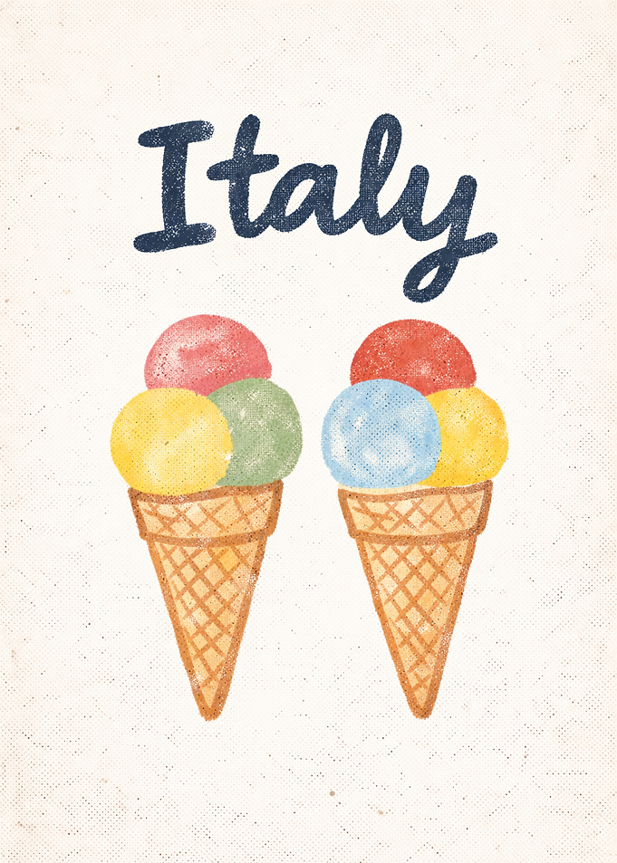 Italy Ice Cream Cones