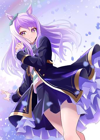 Girl with Purple Hair