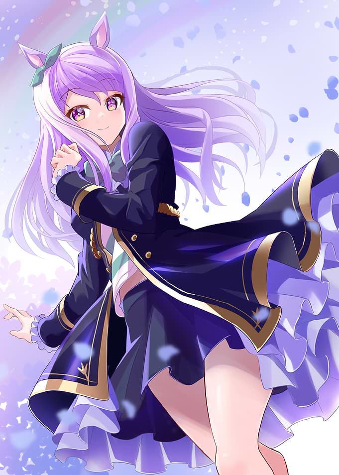 Girl with Purple Hair