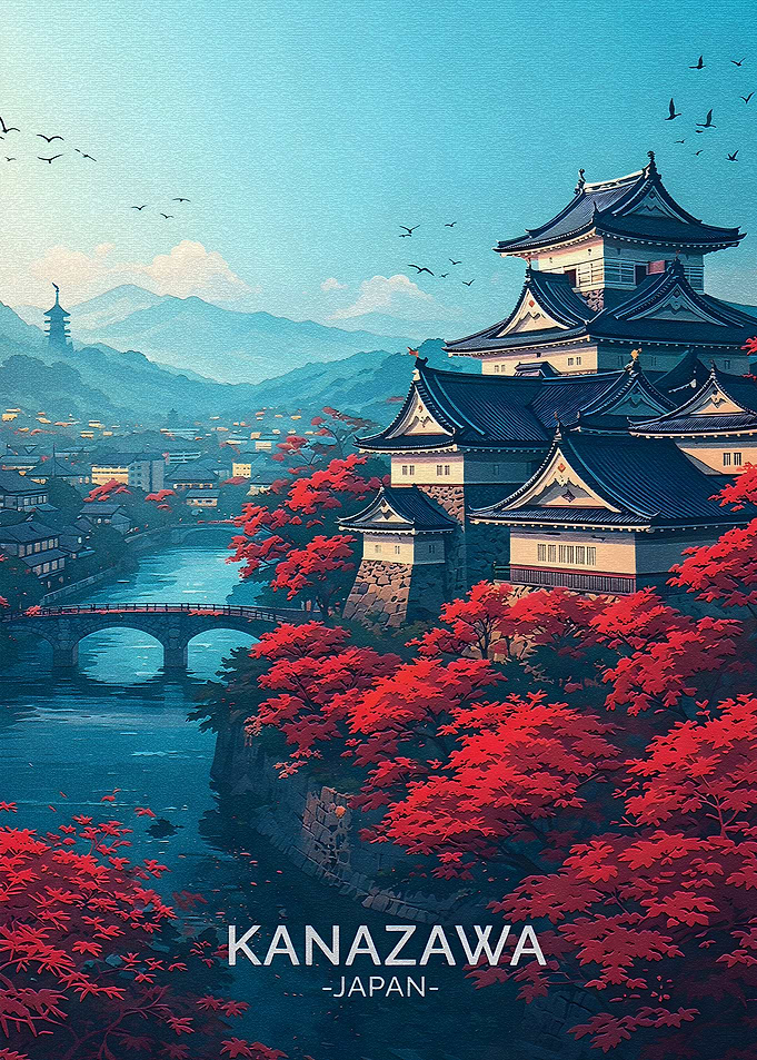 Kanazawa Castle in Autumn