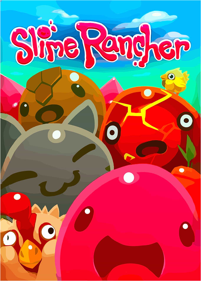 Slime Rancher Game Cover Art