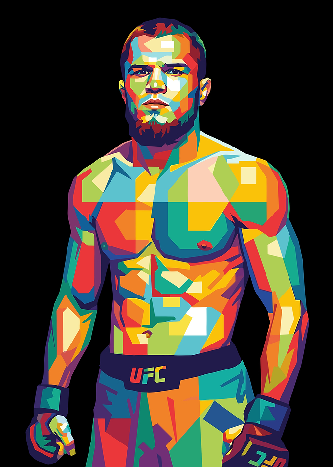 Umar Nurmagomedov UFC Fighter Pop Art Portrait