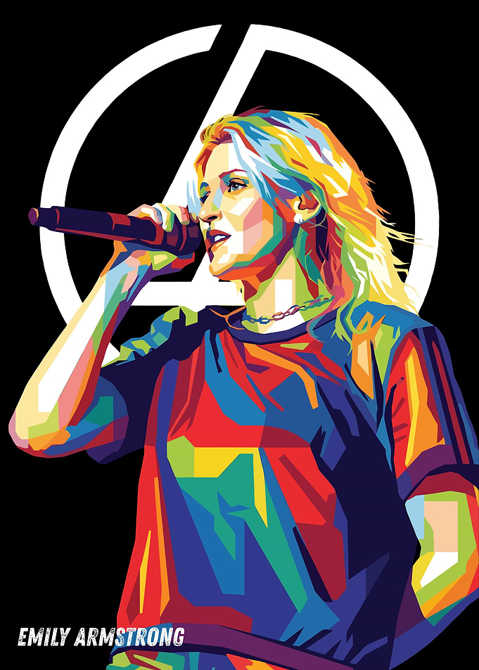 Emily Armstrong Pop Art Portrait