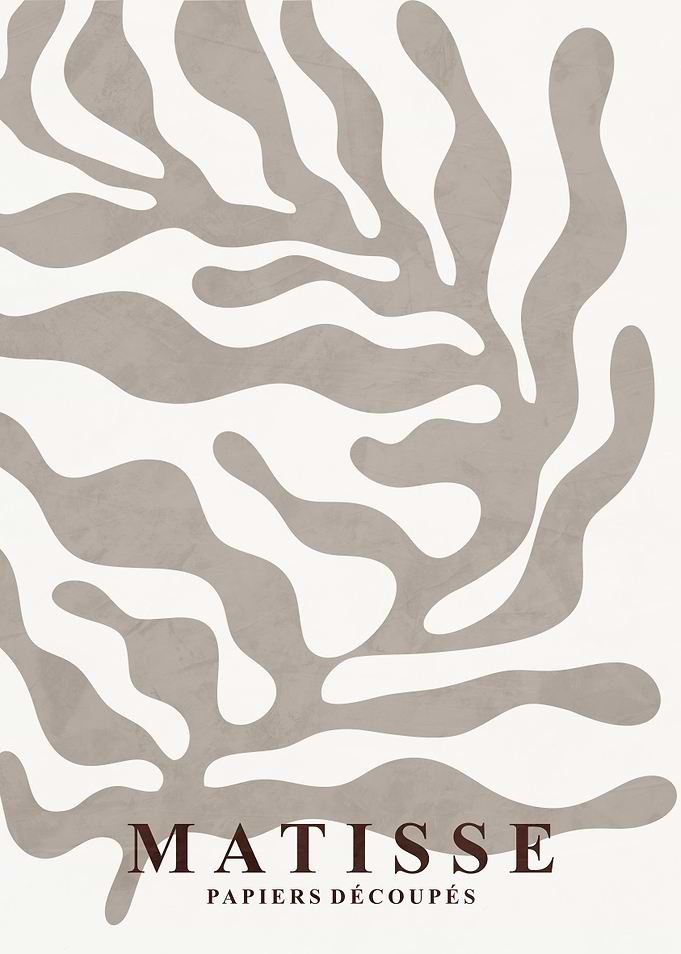 Matisse Papiers Découpés Poster