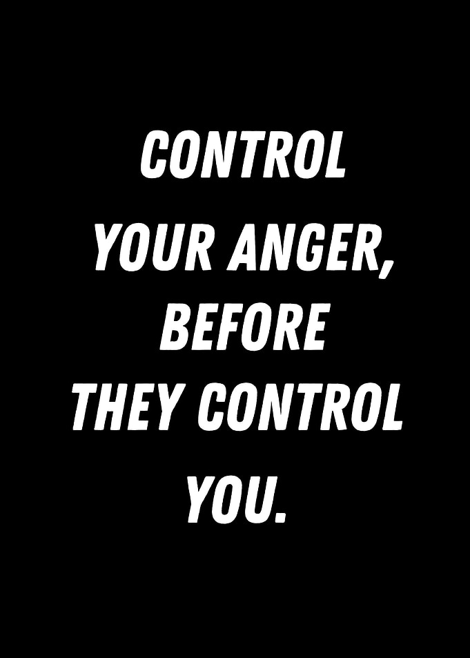 Control Your Anger Quote