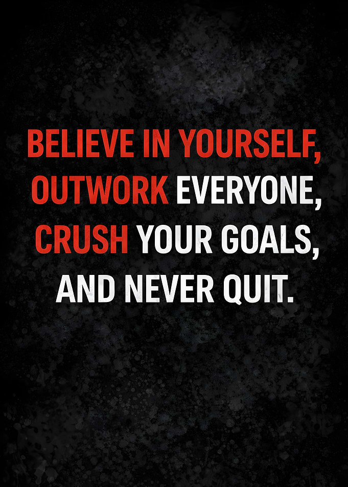 Motivational Quote on Textured Background