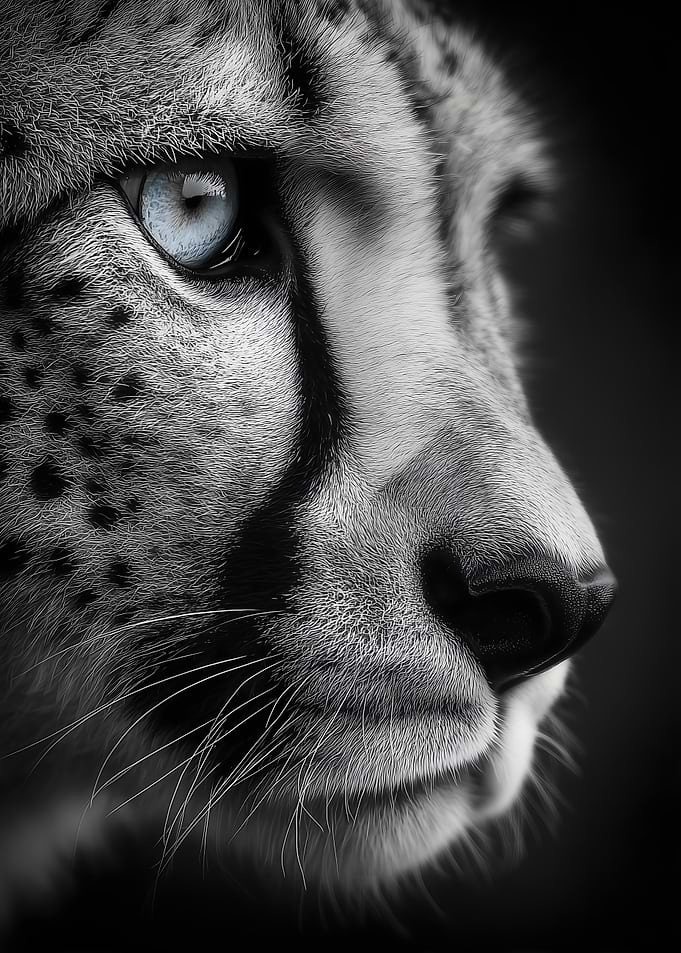 Close-up Cheetah Portrait