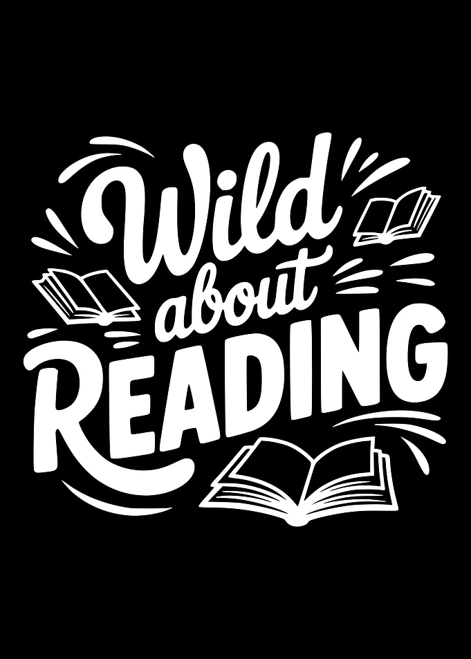 Wild About Reading Text Art