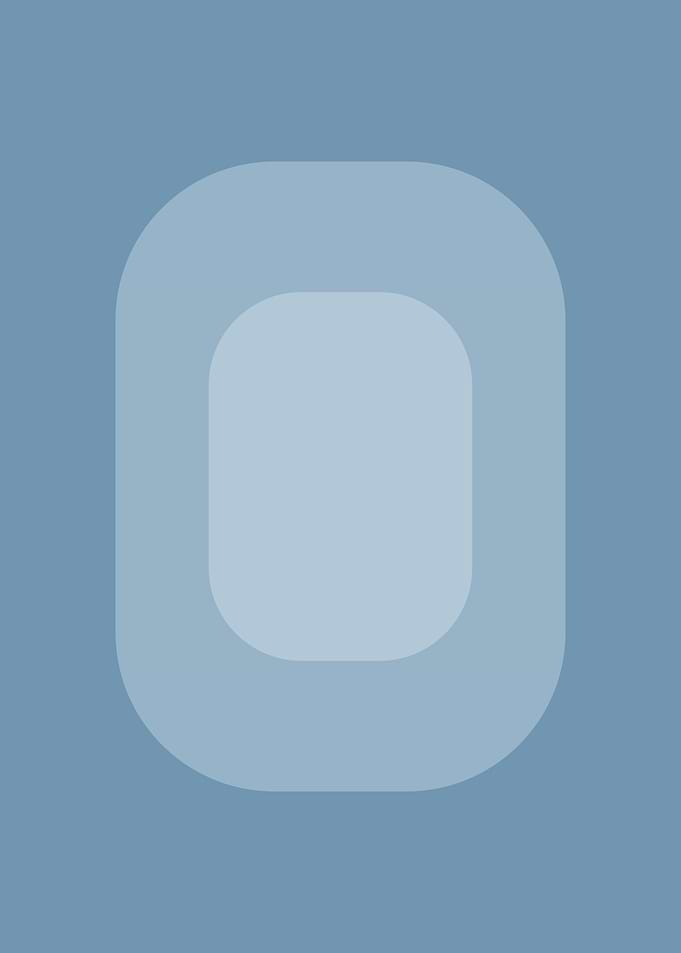 Abstract Blue Shapes
