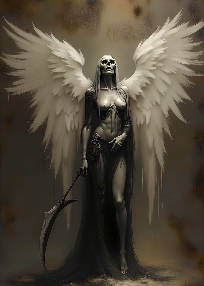 Angel of Death with Scythe
