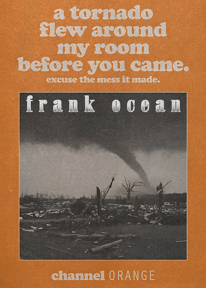 Frank Ocean Channel Orange Poster