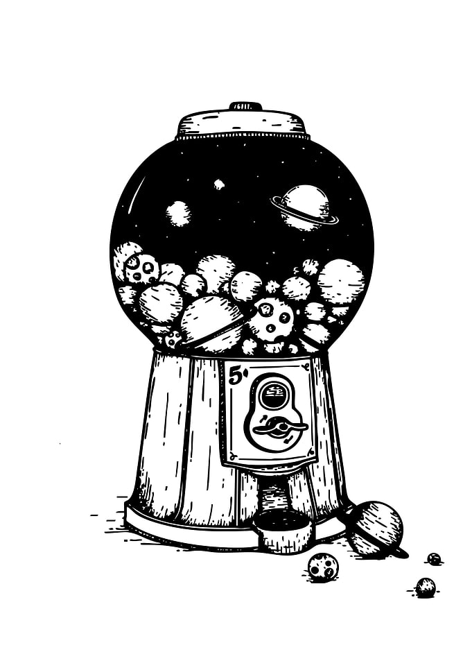 Cosmic Gumball Machine