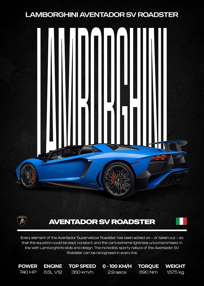 Lamborghini Aventador SV Roadster