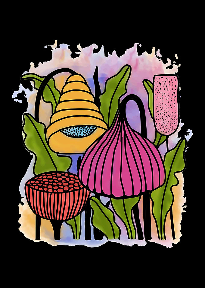 Whimsical Botanical Illustration