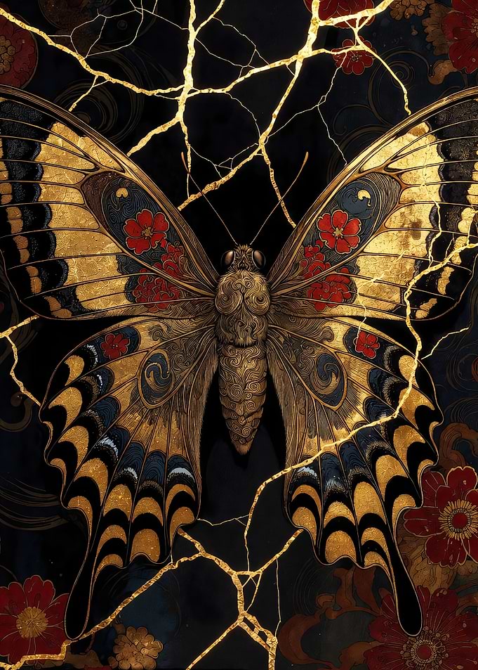 Kintsugi Butterfly