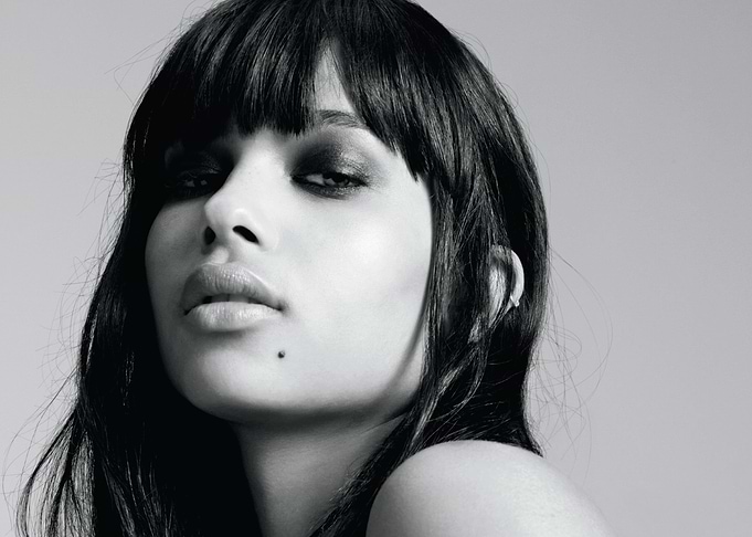 Zoë Kravitz Black and White Portrait