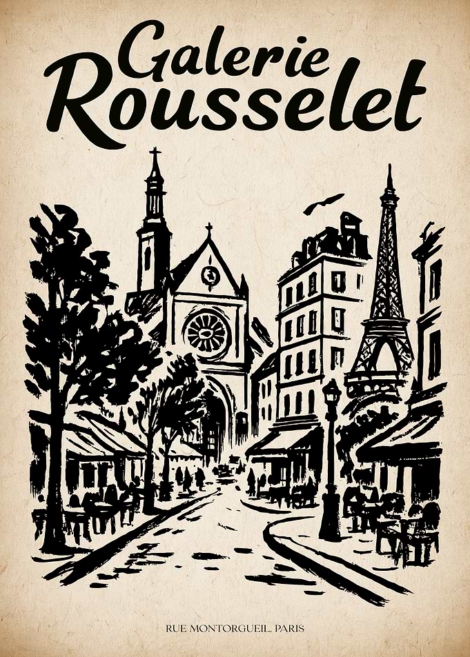 Galerie Rousselet Paris Street Scene