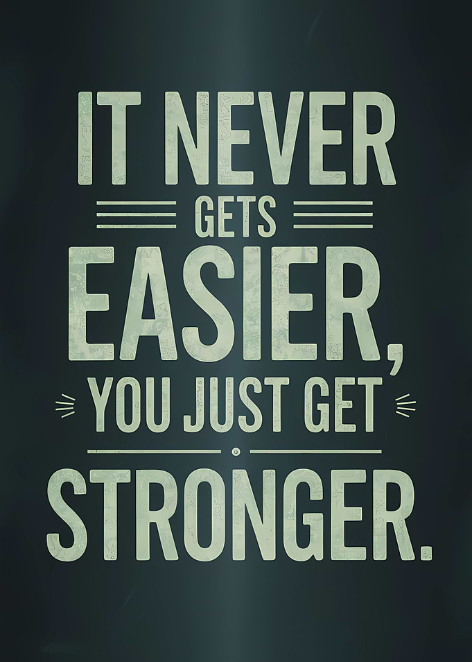 Motivational Quote Text Art