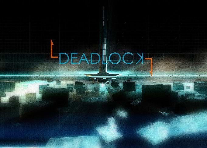 Deadlock Sci-Fi Game Title Screen