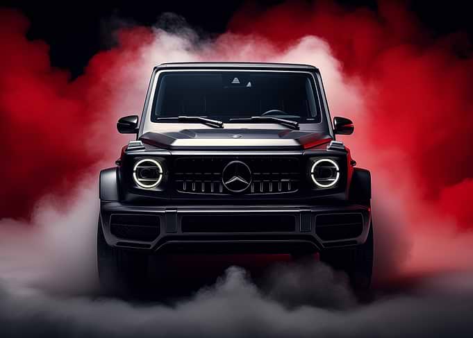 Mercedes G Wagon in Smoke