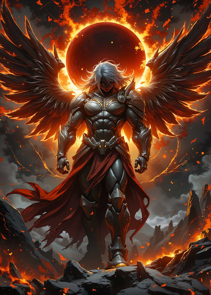 Fiery Angel Warrior