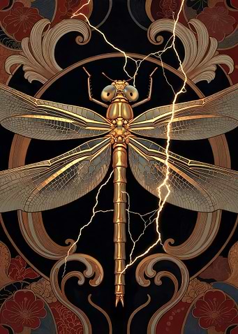Kintsugi Dragonfly