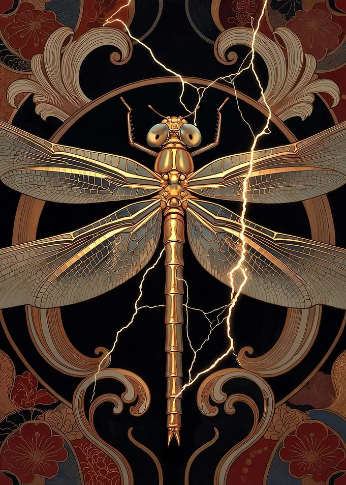 Kintsugi Dragonfly