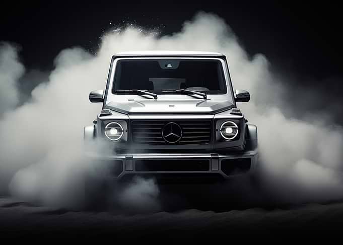 Mercedes G Wagon in Smoke