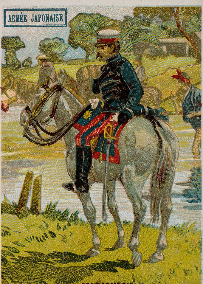 Japanese Gendarmerie Officer on Horseback