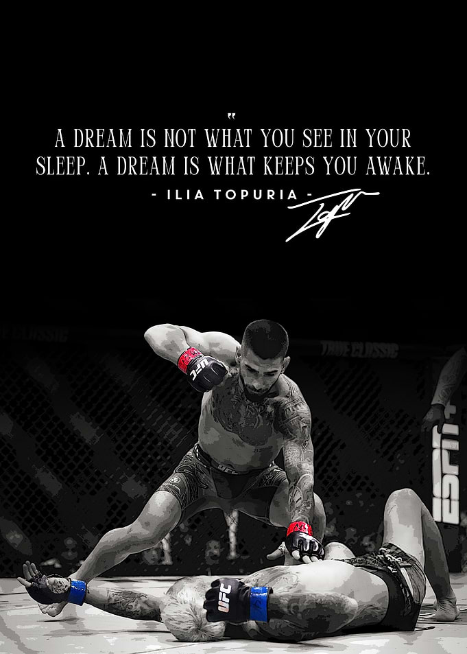 Ilia Topuria Motivational Quote