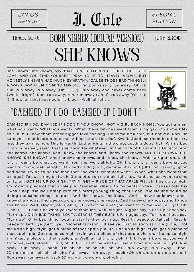J. Cole 'She Knows'
