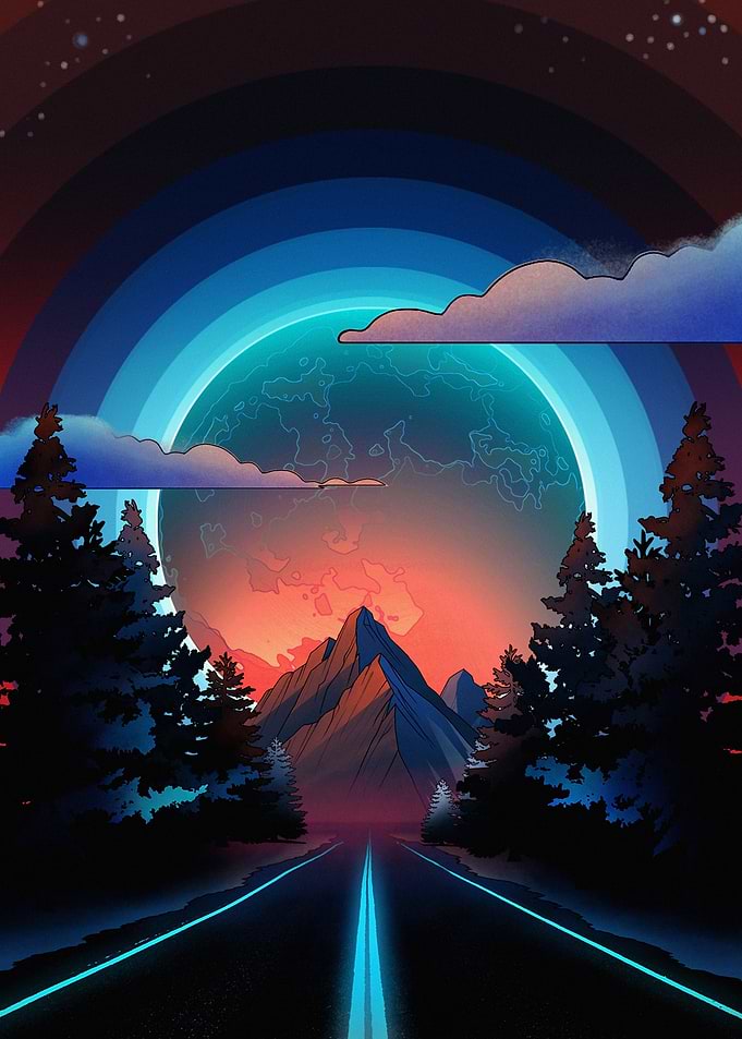 Cosmic Road to Mountains