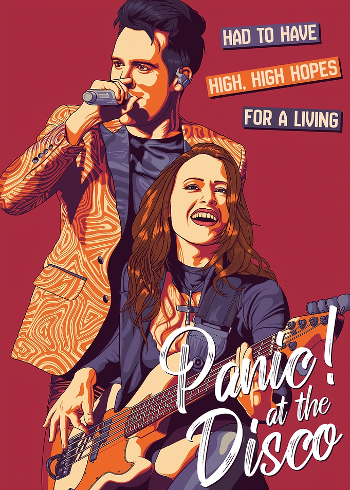 Panic! At The Disco Illustration