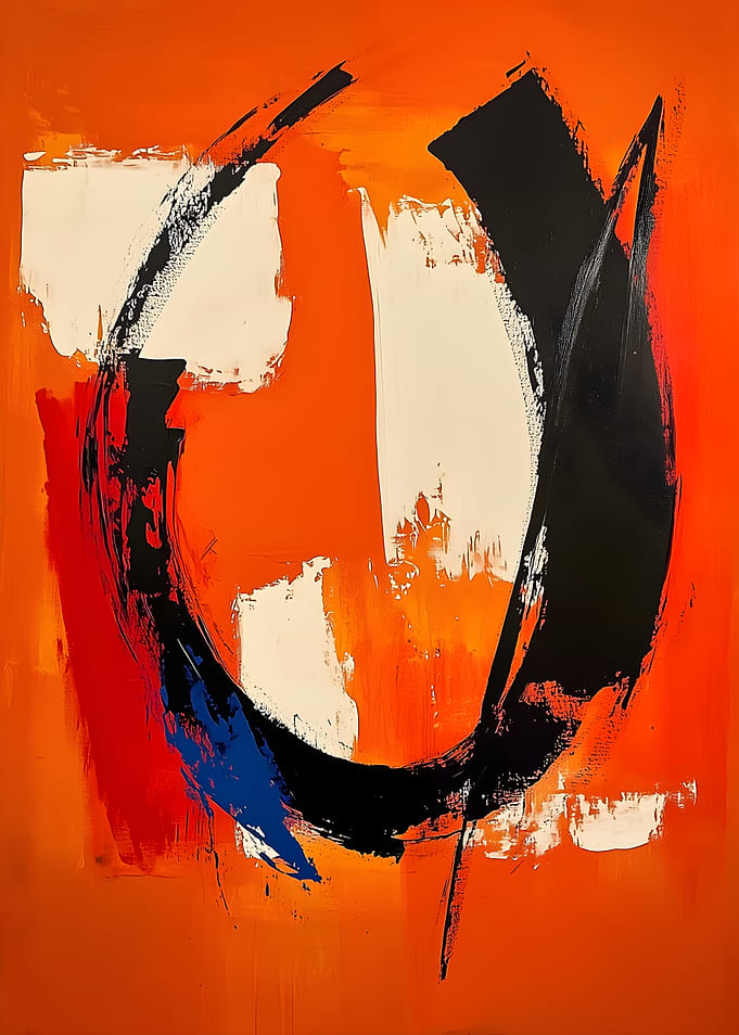 Vibrant Abstract Brushstrokes