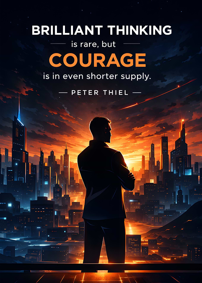 Peter Thiel Quote on Courage