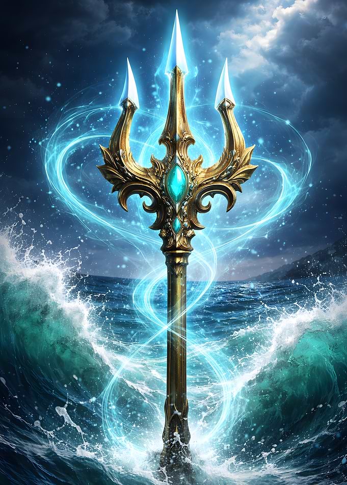 Golden Trident of Poseidon