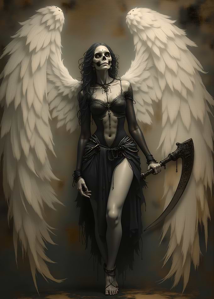 Angel of Death with Scythe