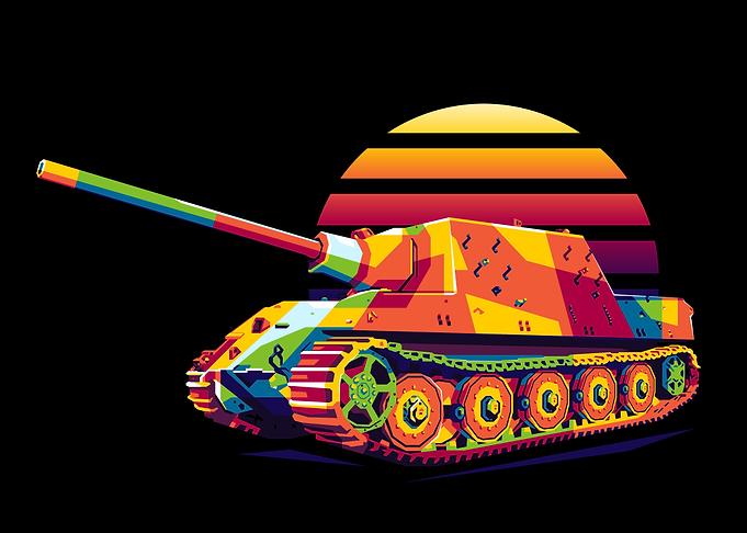 Jagdtiger Tank in WPAP