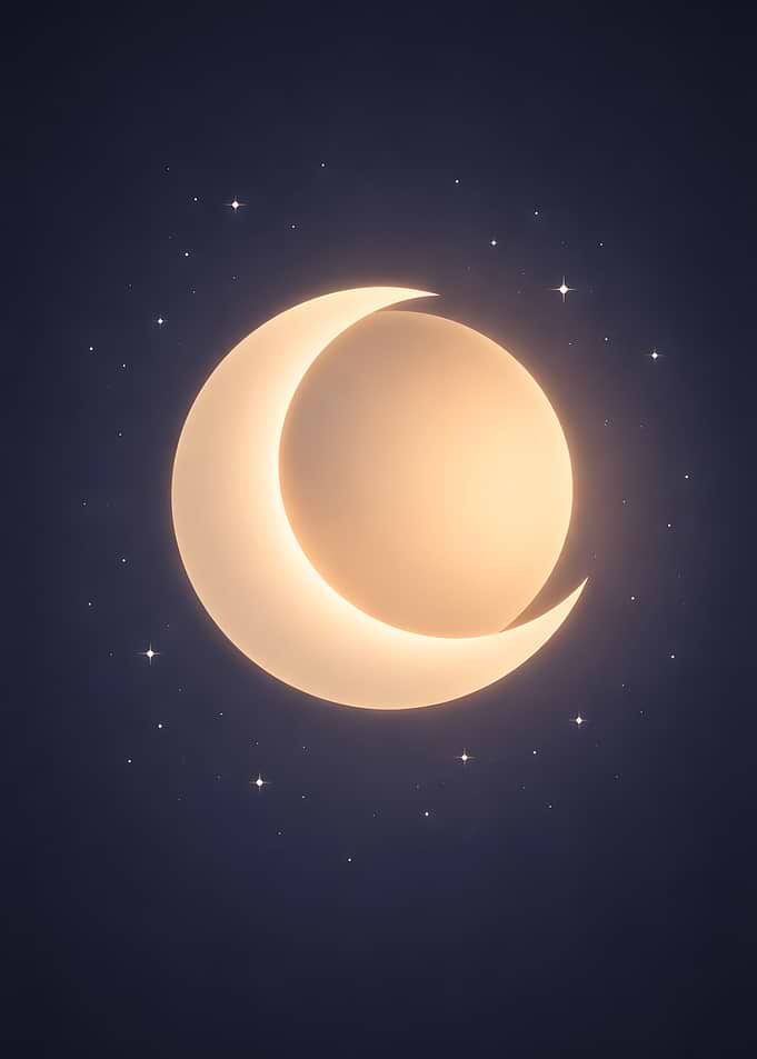 Crescent Moon and Stars