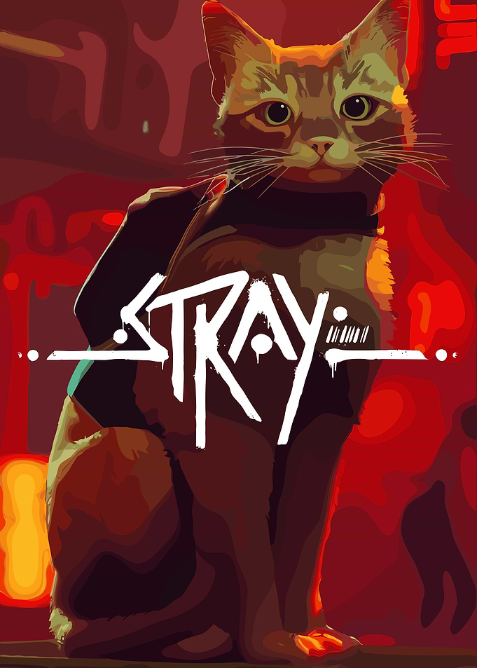 Stray Cat Video Game Poster