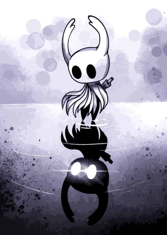 Hollow Knight Character Reflection