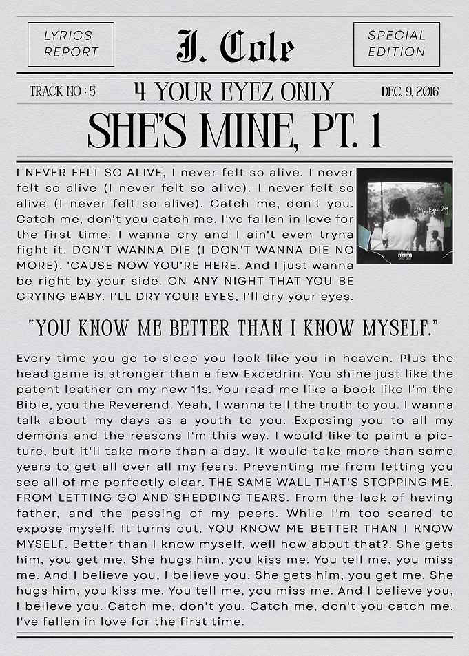 J. Cole 'She's Mine, Pt. 1'